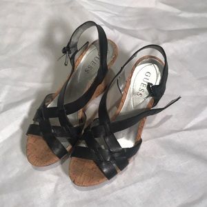 Strappy Guess Wedge Sandals